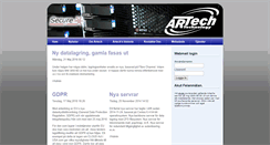 Desktop Screenshot of new.artech.se